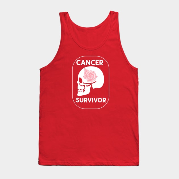 Cancer Survivor Rose Tank Top by Preston James Designs